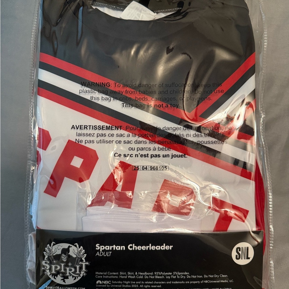 Spirit Spartan Cheerleader Costume - Picture 4 of 4